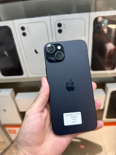 IPHONE 15 PLUS 128GB BLACK 5G SEMI NOVO MEGA PROMO
