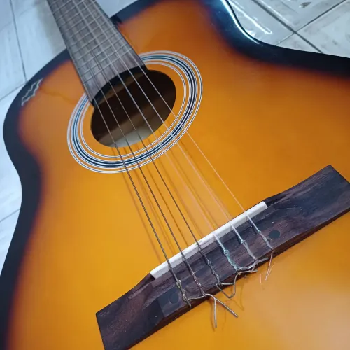 violão nylon vogga cordas canário gennini