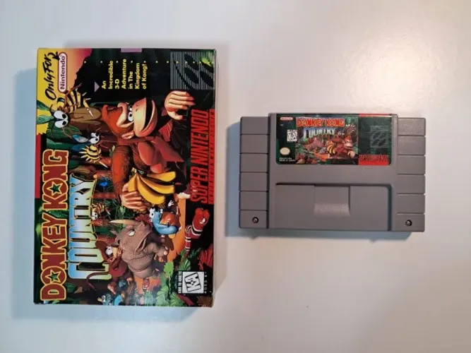 Jogo Donkey Kong Country Super Nintendo