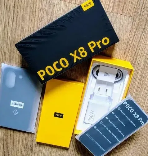 Poco x8 pro 8/256 1 mês de uso com caixa