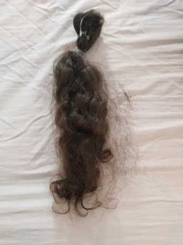 Cabelo humano para bebê reborn