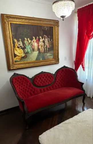 Sofá antigo vitoriano 