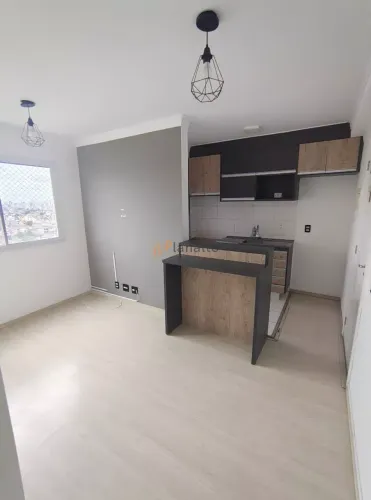 Apartamento para aluguel com 2 quartos - Parque São Vicente, Mauá