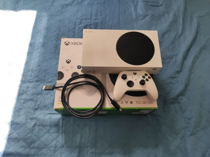 Xbox Series S Usado-Excelente + 1 controle + 1 cabo HDMI 120 FPS Na Caixa