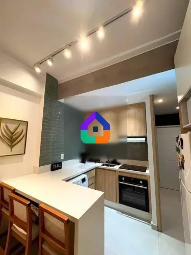 Apartamento com 26 m² no Centro disponível para locação
