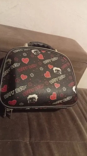 Frasqueira de Viagem Betty Boop / Maleta de Maquiagem - Semi-Nova