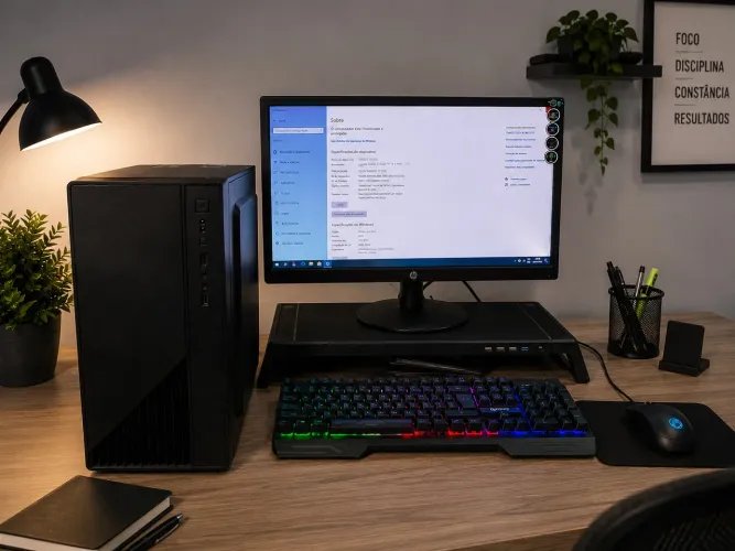 COMPUTADOR COMPLETO - IDEAL P/ TRABALHO 