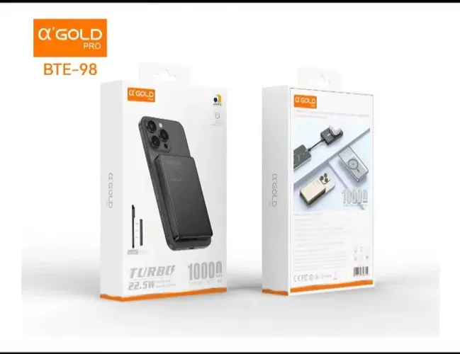 Carregador Indução Portátil Para iPhone Powerbank 10000mah