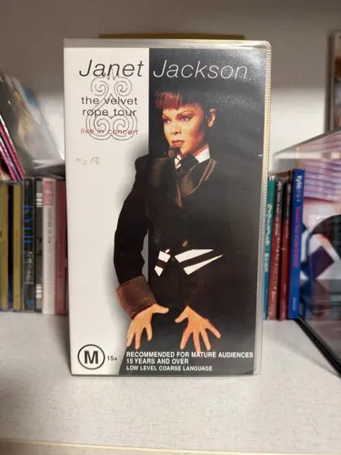 Vhs Janet Jackson The Velvet Rope Tour