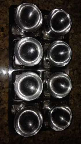 Conjunto de sobremesa inoxidável