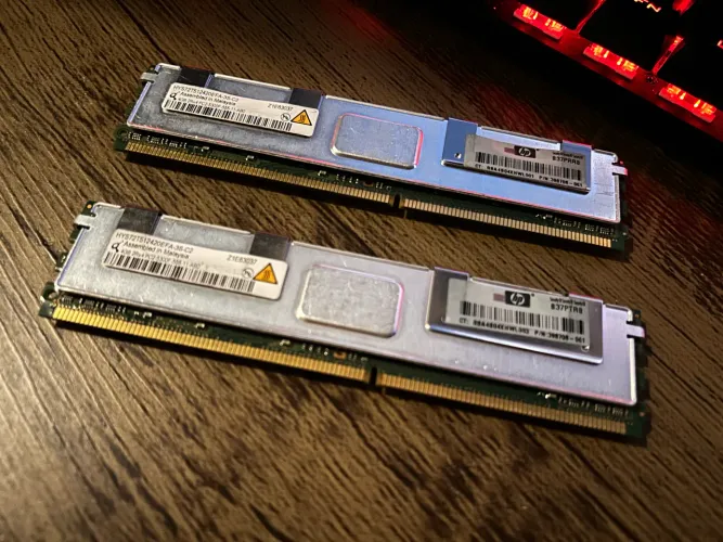 Memória DDR2 FBDIMM 667mhz 4gb cada