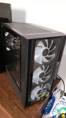 Gabinete Gamer Mancer Ward V3 4 Fans RGB.