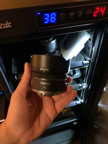 lente canon 16mm lente sem marca de uso unico dono