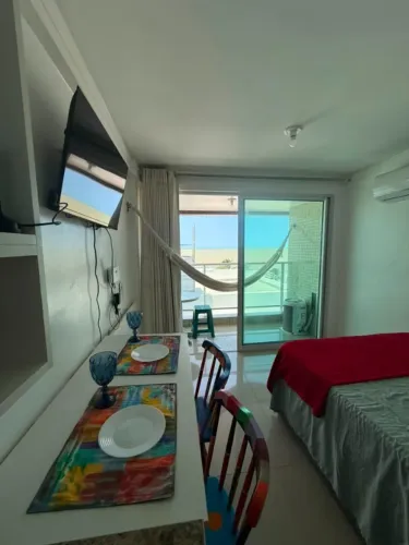 FLAT FRENTE MAR EM INTERMARES - MOBILIADO, ALUGO ANUAL/TEMPORADA, A POUCOS PASSOS DA PRAIA