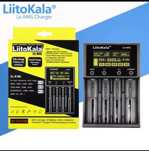 Carregador profissional LiitoKala Lii-M4S