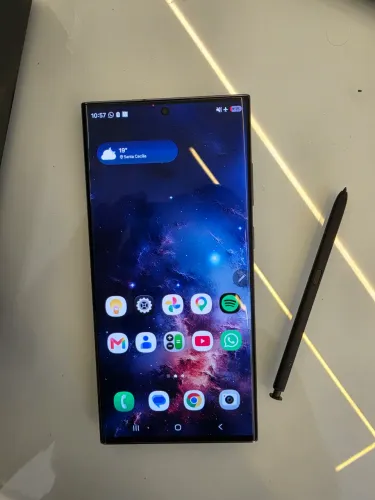 Samsung S23 Ultra Caixa e Nota Fiscal 256gb 12RAM Preto estado excelente
