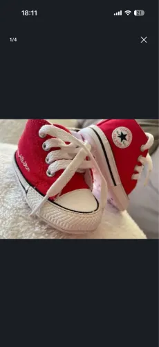 Tênis allstar vermelho n 16