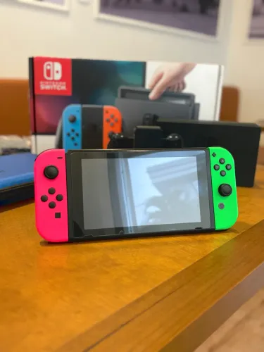 Nintendo Switch V1 Completo | Caixa Original | Case | Película