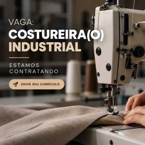 CONTRATA-SE FUNCIONÁRIO PARA COSTURA INDUSTRIAL