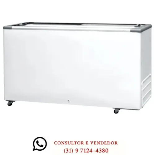 Congelador Horizontal Tampa de Vidro 503L Fricon