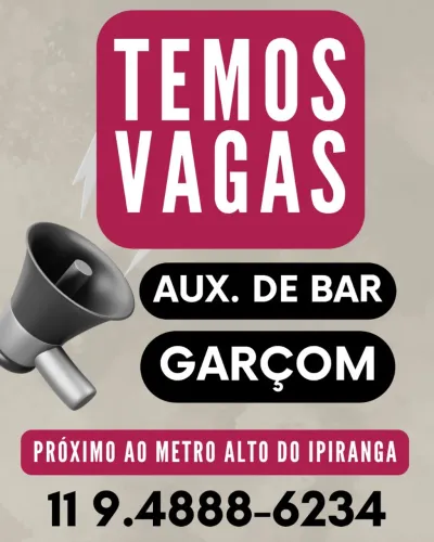 Vagas para EFETIVOS e FREELANCER