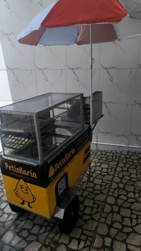 Carrinho profissional de Salgados