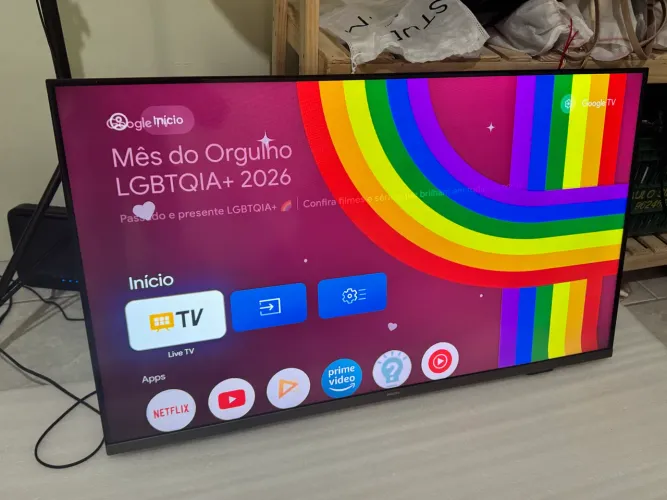 Tv 43 Smart Android borda infinita