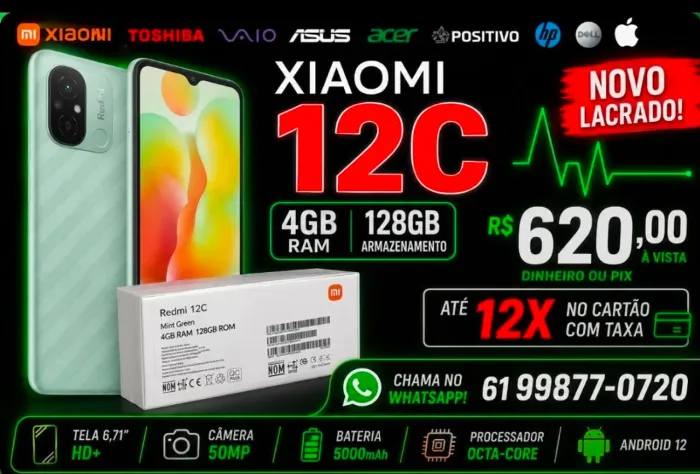 Xiaomi 12c novo !!!