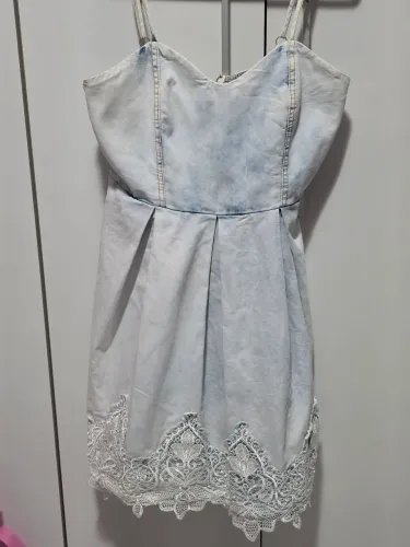 Vestido Jeans Tamanho G