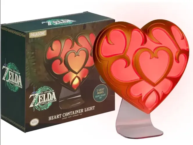 LUMINÁRIA Paladone The Legend Of Zelda Heart Container