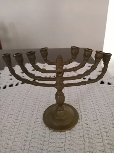 Mini candelabro antigo 10 cm