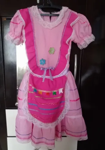 Vestido junino P adulto 