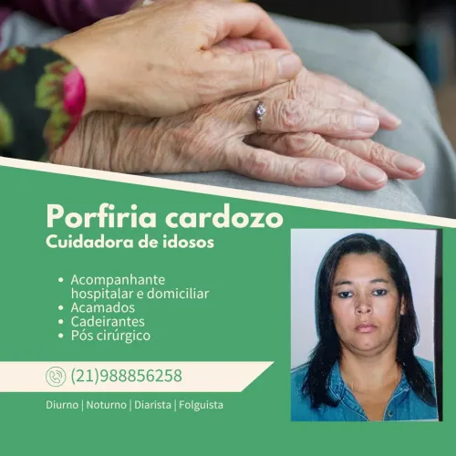 Trabalho como Cuidadora de idosos