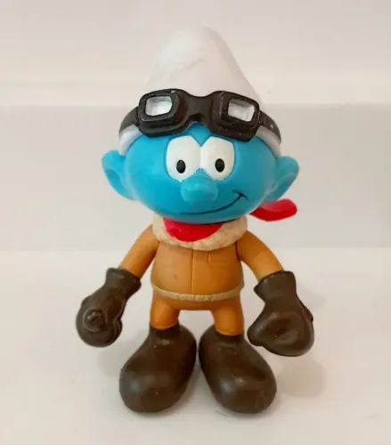 Boneco Smurf Piloto Aviador Sunny Jakks Pacific Os Smurfs