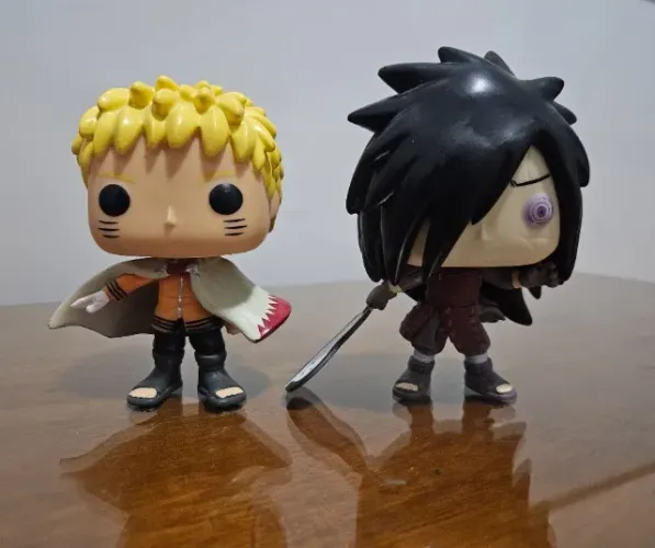 Madara Uchiha Reanimado + Naruto Hokage - Funko Pop