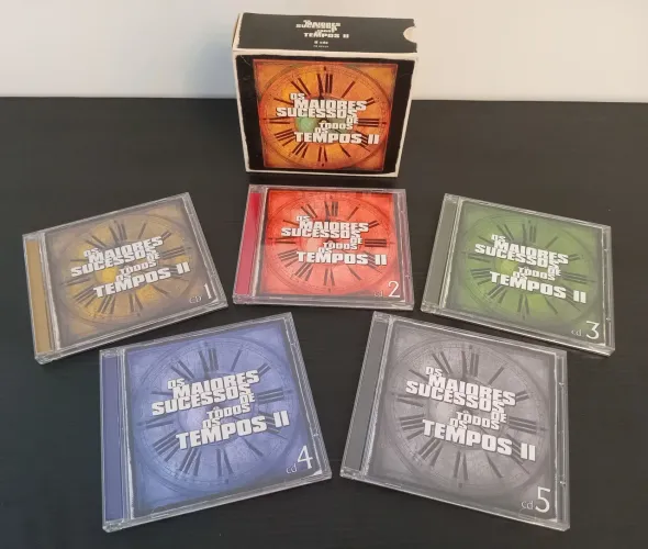 Coletânea 5 CDs Os Maiores Sucessos de Todos os Tempos 2