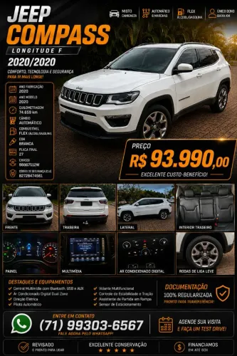 Jeep Compass Longitude 2.0 4X2 Flex 16V Aut. 2020