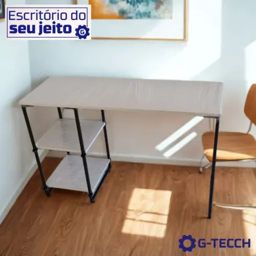 Escrivaninha 1,1m NOVA Mesa Multiuso para Computador Notebook Escritório de Estudo Office