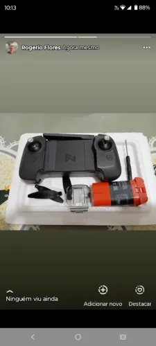 Vendo controle fimi x8 mini V2 ,bateria cabos chave de fenda voei 3 vezes bateria nova