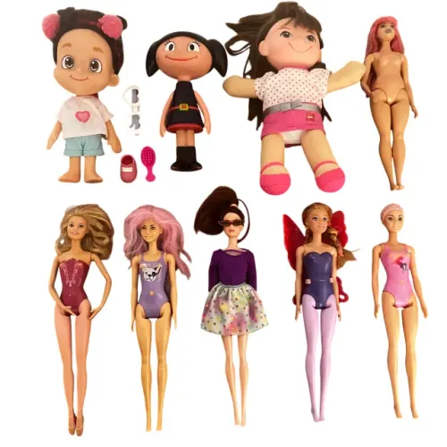 Bonecas Lote Barbie Luna Maria Clara Nina - Brinquedos