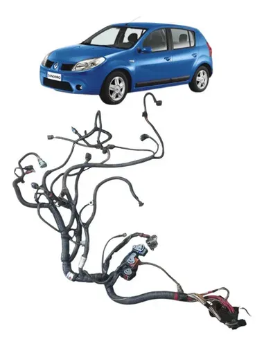 Chicote Eletrico Injecao Renault Sandero 2009 2014 1.0 Flex