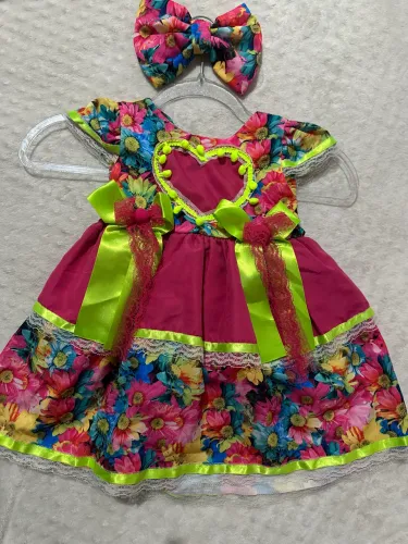 Vestido arraial infantil 