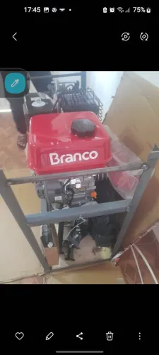 Motocultivador a gasolina branco modelo bttg 6,5 -800