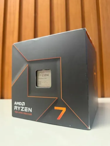 Processador AMD Ryzen 7 7700 Box(AM5/8Cores/16Threads/5.3GHz/40MB Cache/Radeon Graphics/Co