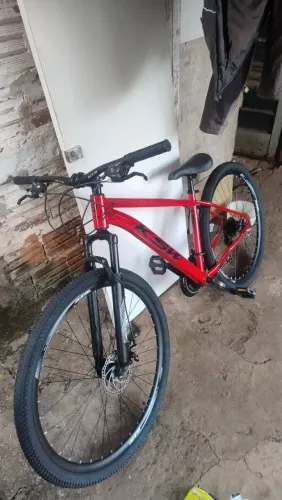 Bicicleta ksw Aro 29 Quadro 17 Vermelha