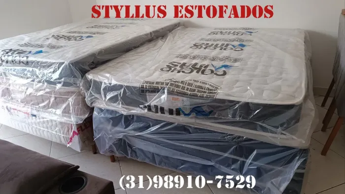 Cama box com colchão de molas ensacadas