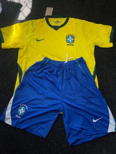 CONJUNTO INFANTIL 1.1 PERFEITOS DE 02 A 16 ANOS, DISPONÍVEL AMARELO E AZUL.