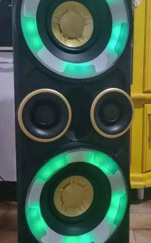 Caixa de som torre 1600w rms troco por tablet