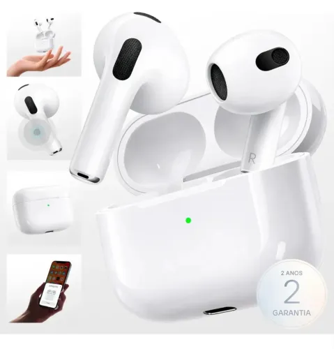 Fone Ouvido Bluetooth 5.4 Sem Fio Estojo De Carregamento Anti Ruido A Prova Dagua