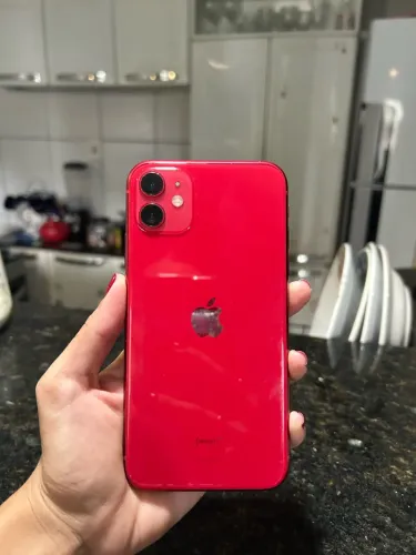 iphone 11 vermelho, 128gb